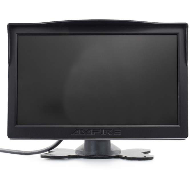 Monitor AMPIRE 7" AHD/CVBS 2 input (7” TFT LCD, 60Hz, 800 x 480 WVGA) crna-2
