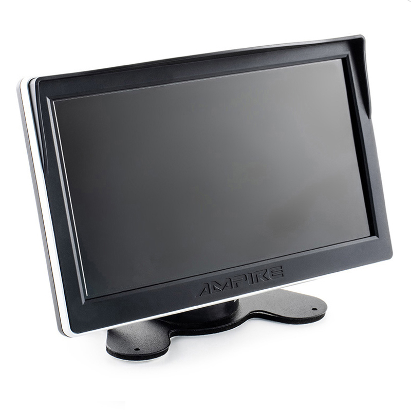 Monitor AMPIRE 7" AHD/CVBS 2 input (7” TFT LCD, 60Hz, 800 x 480 WVGA) crna-4