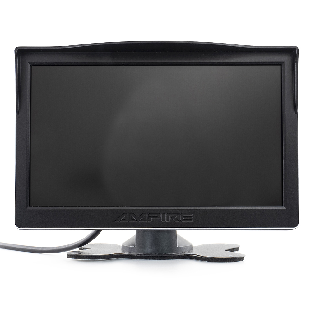 Monitor AMPIRE 7" AHD/CVBS 2 input (7” TFT LCD, 60Hz, 800 x 480 WVGA) crna-7