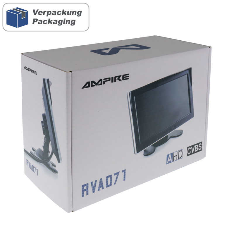 Monitor AMPIRE 7" AHD/CVBS 2 input (7” TFT LCD, 60Hz, 800 x 480 WVGA) crna-14