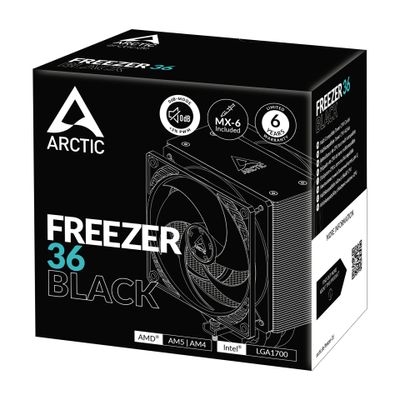 Hladnjak za procesor ARCTIC Freezer 36 (2x120 mm ventilatori, 4 heatpipes, termalna pasta MX-6, REACH/RoHS/UKCA kompatibilan)-4