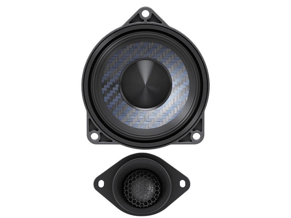 Set zvučnika ALPINE DP2-40C-B  (4" Hi-Res 2-Way Component Speaker For BMW Cars)-1