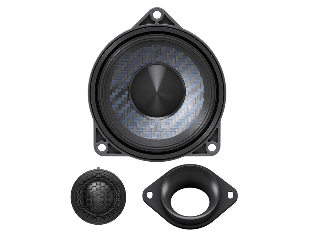 Set zvučnika ALPINE DP2-40C-B  (4" Hi-Res 2-Way Component Speaker For BMW Cars)