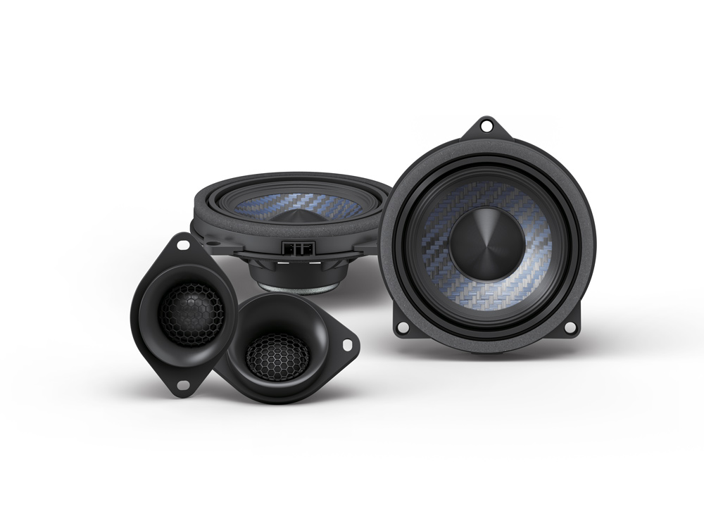 Set zvučnika ALPINE DP2-45C-B  (4.5" Hi-Res 2-Way Component Speaker For BMW Cars)-0