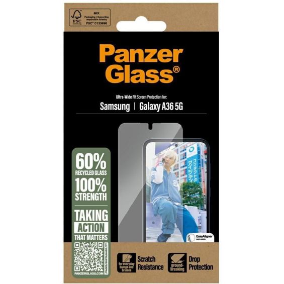 Staklo zaštitno PANZERGLASS za SAMSUNG GALAXY A36 5G, Ultra Wide Fit-6