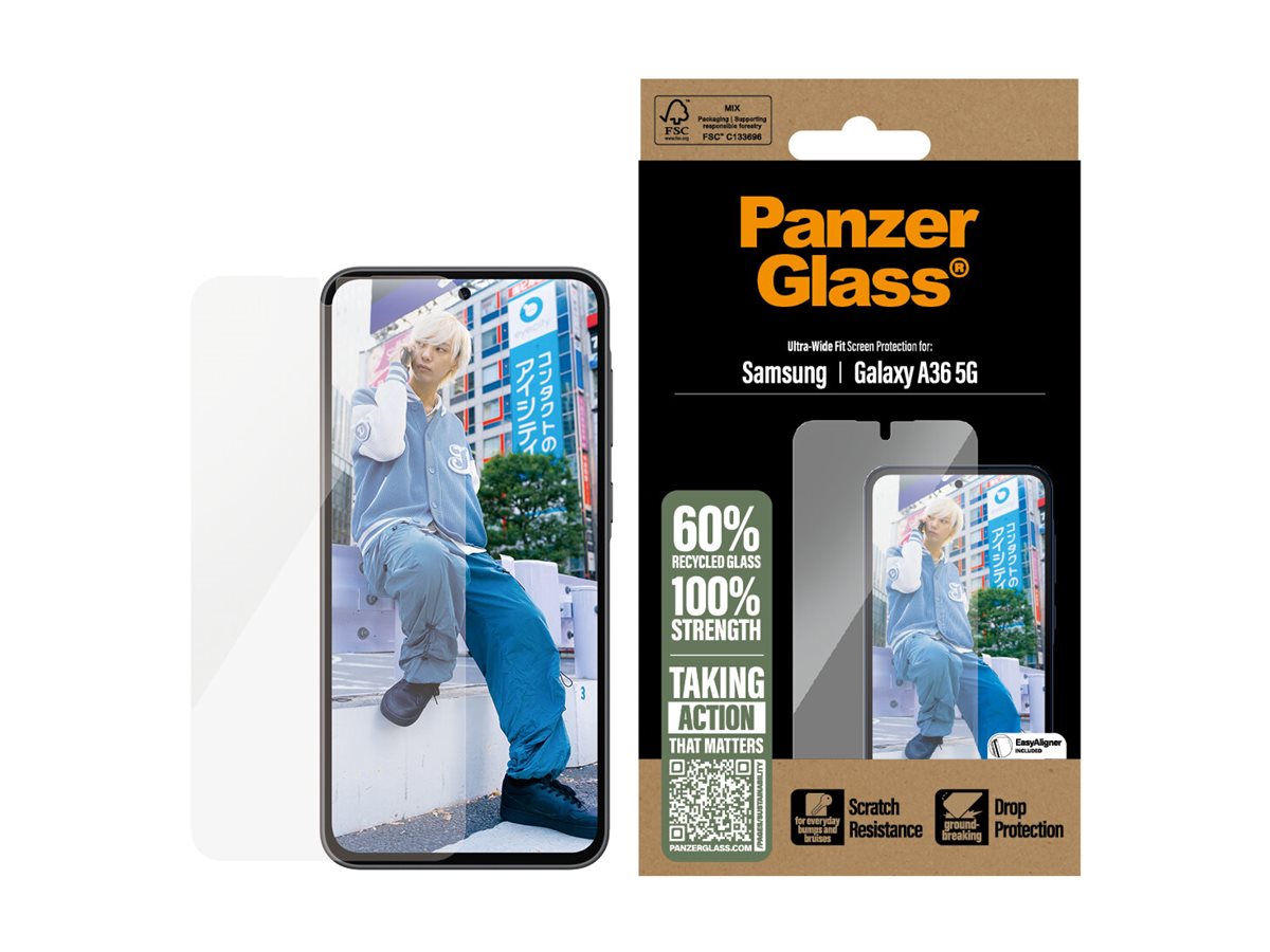 Staklo zaštitno PANZERGLASS za SAMSUNG GALAXY A36 5G, Ultra Wide Fit