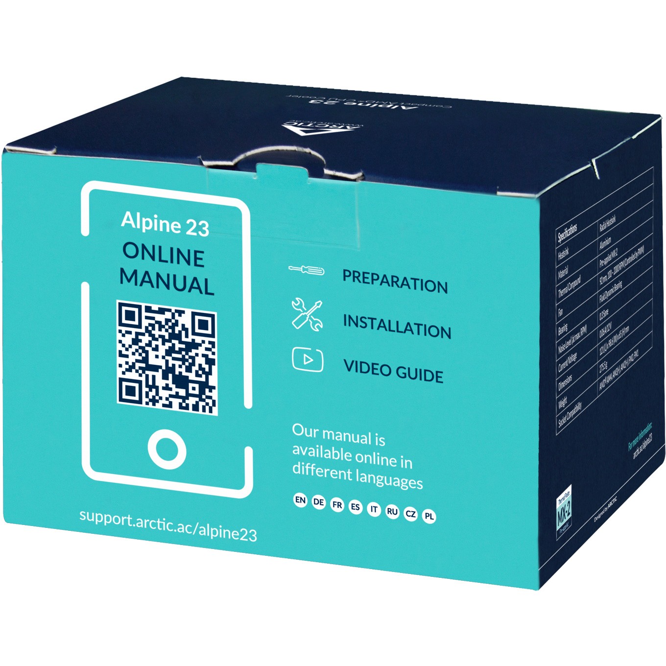 Procesorski hladnjak ARCTIC Alpine 23-12