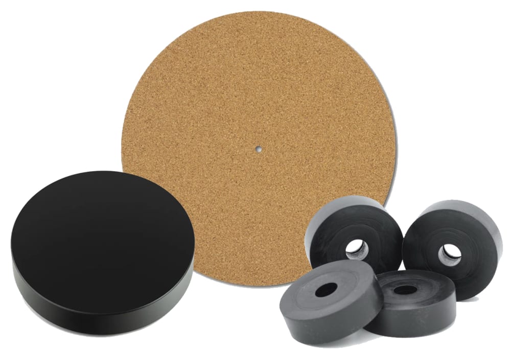 Set za gramofone PRO-JECT UPGRADE SET BASIC (record puck E + Cork-it + Damp-it)