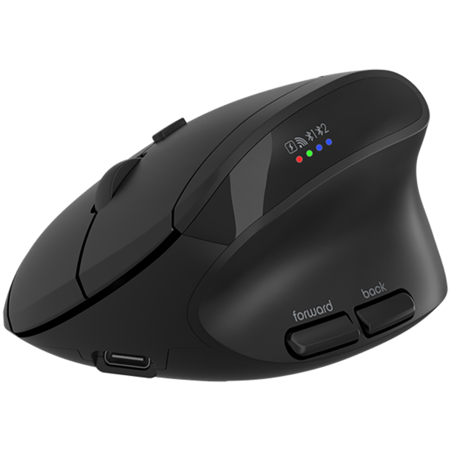 Miš CANYON CNS-CMSW25 (Ergonomski, LED, AA, Dual mode, Bežični, Crni)-1