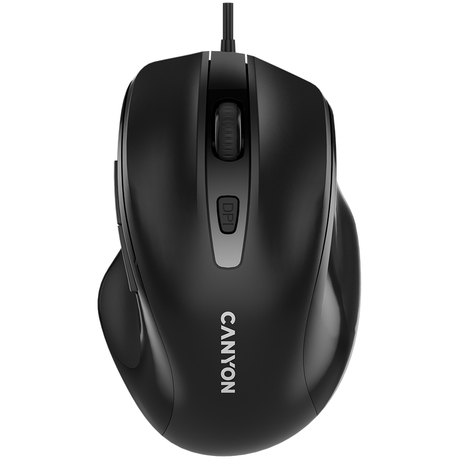 Miš CANYON CNE-CMS6 (žičani, crni)-0