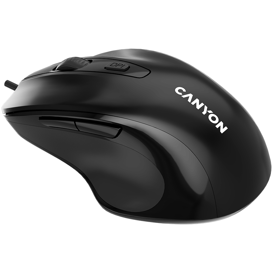 Miš CANYON CNE-CMS6 (žičani, crni)-1