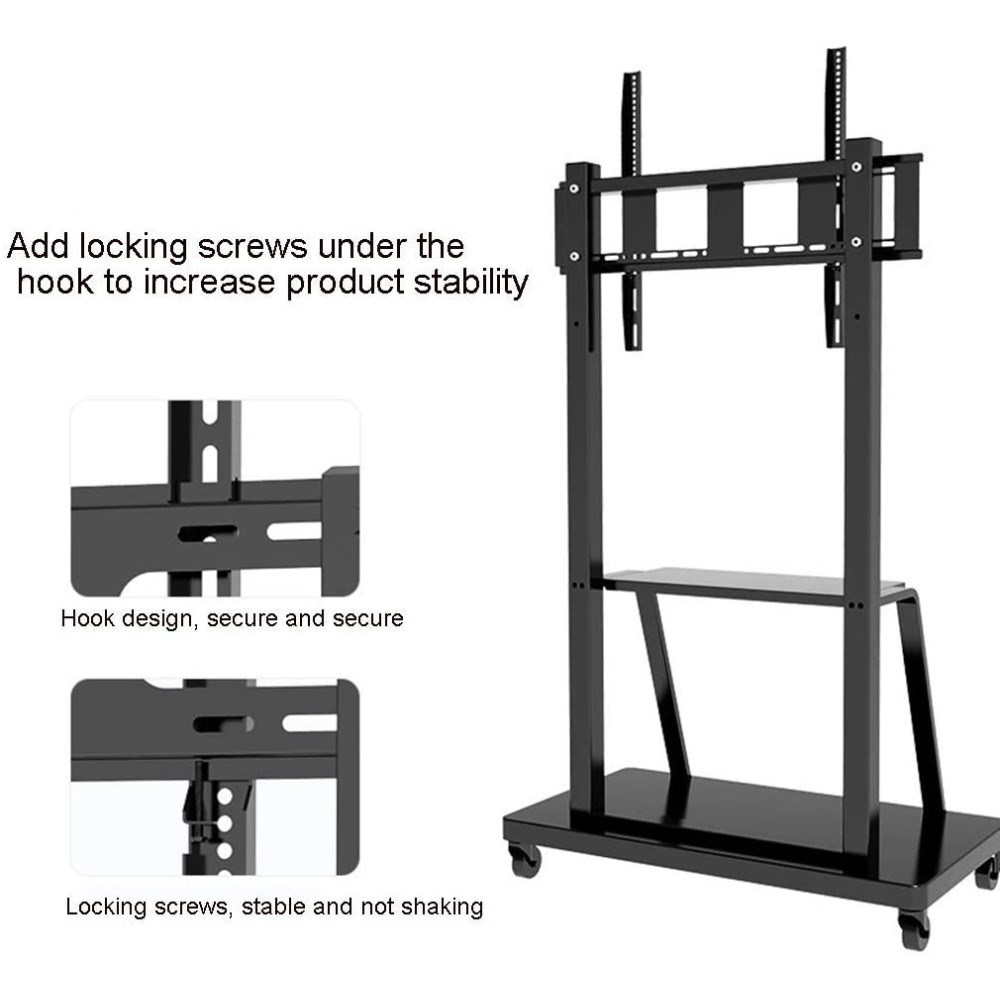 Techly ICA-TR30 signage display mount 2.54 m (100") Black-7