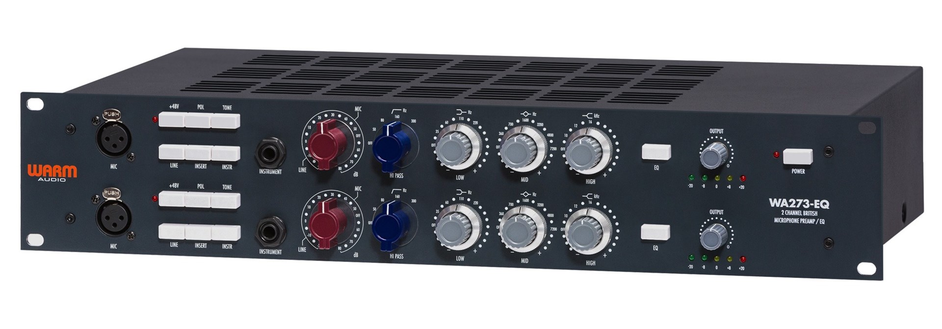 Dvokanalno mikrofonsko pretpojačalo WARM AUDIO WA273-EQ