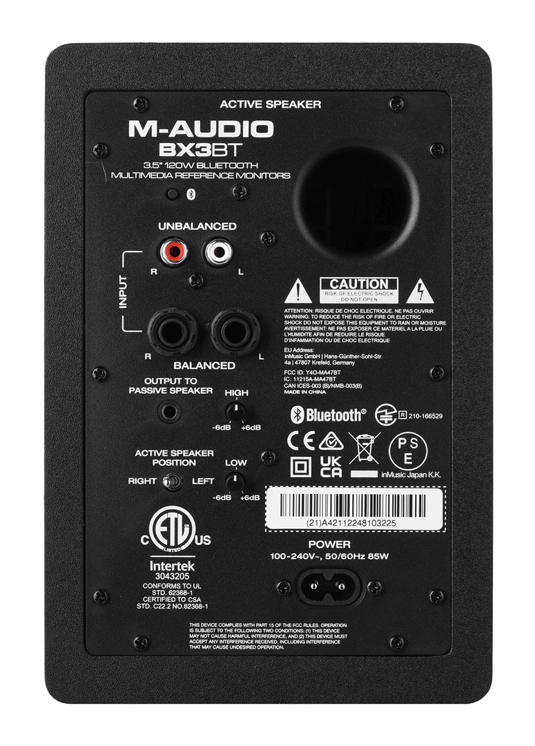 Aktivni monitori M-AUDIO BX3 BT (par)-7