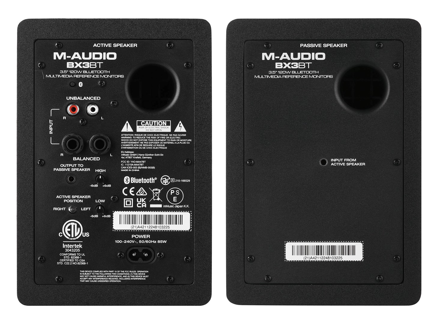 Aktivni monitori M-AUDIO BX3 BT (par)-4
