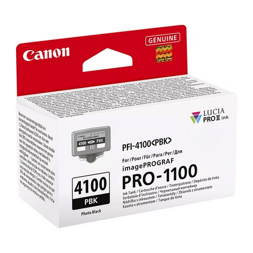 Canon tinta PFI-4100BK, foto crna-0