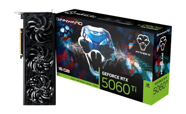 Grafička kartica GAINWARD GeForce RTX 4060 Ti Python II 16GB GDDR6 (DLSS 3, 128-bit, HDMI, 3xDP)