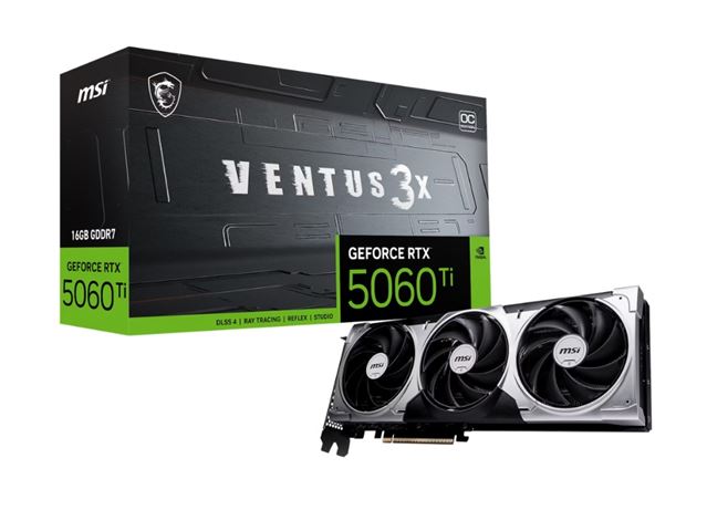Grafička kartica MSI RTX 5060TI 16GB Ventus 3X OC-0
