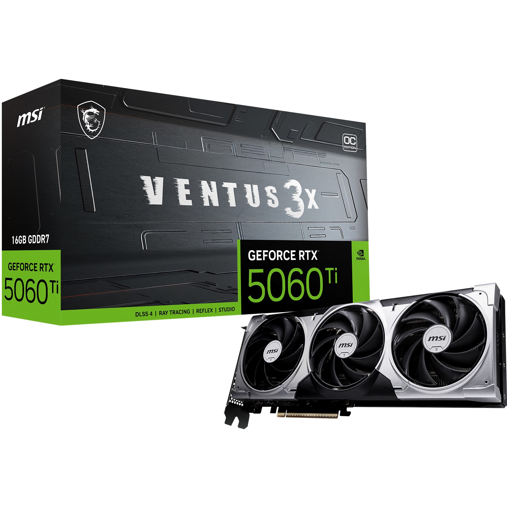 Grafička kartica MSI RTX 5060TI 16GB Ventus 3X OC-1