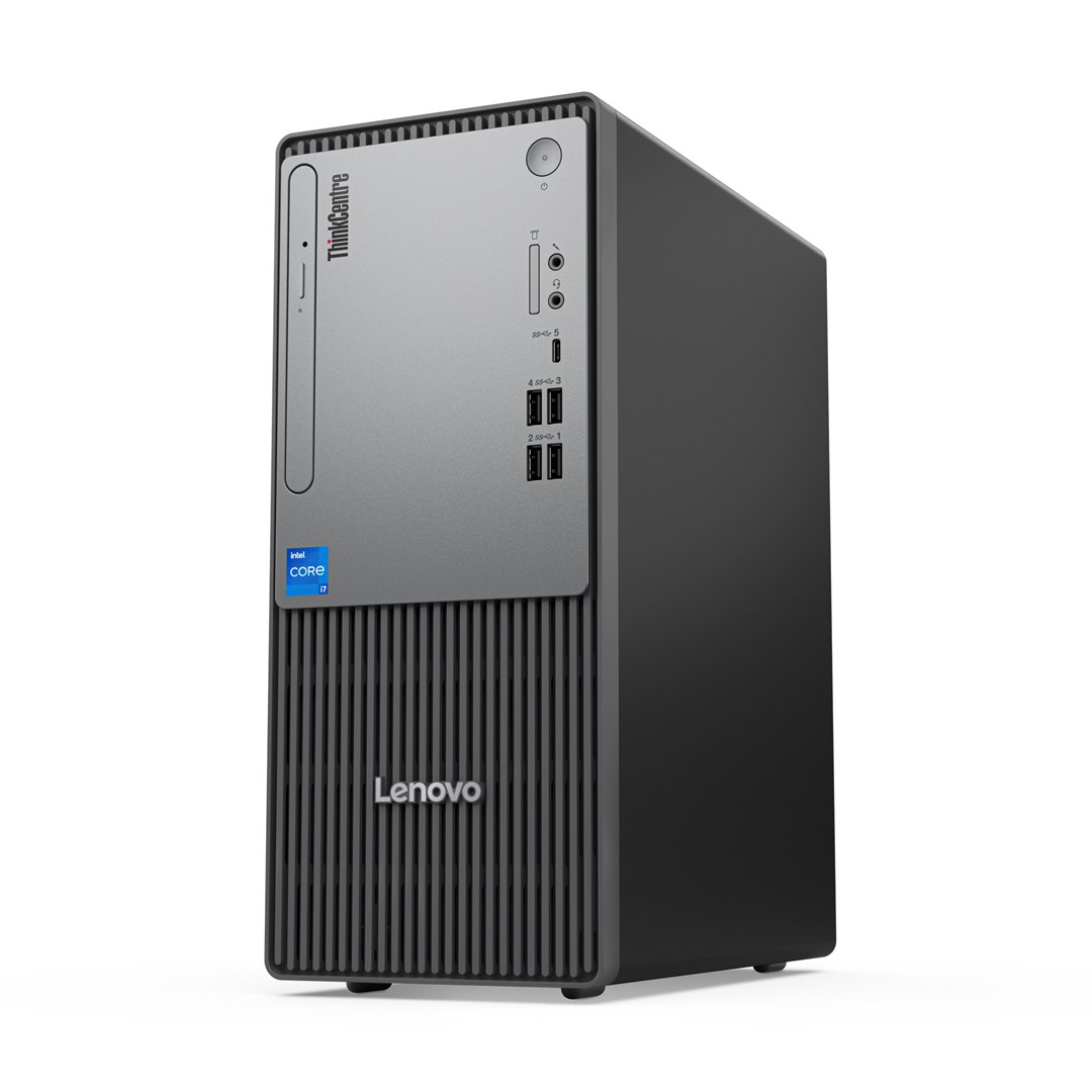 Lenovo ThinkCentre neo 50t Gen 5 Intel® Core™ i5 i5-14400 16 GB DDR5-SDRAM 512 GB SSD Windows 11 Pro Tower PC Black-1