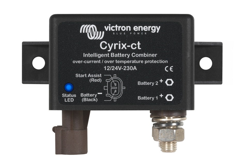 Inteligentni relej za baterije VICTRON ENERGY Cyrix-ct 12/24V-230A (230A, automatsko prepoznavanje napona, Start Assist)