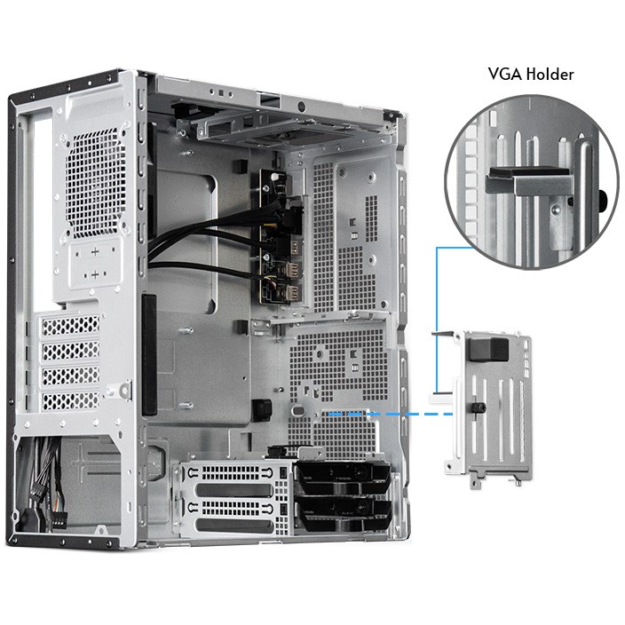 Kućište za računalo CHIEFTEC Midi Tower BS-20B-OP (Crno)-32