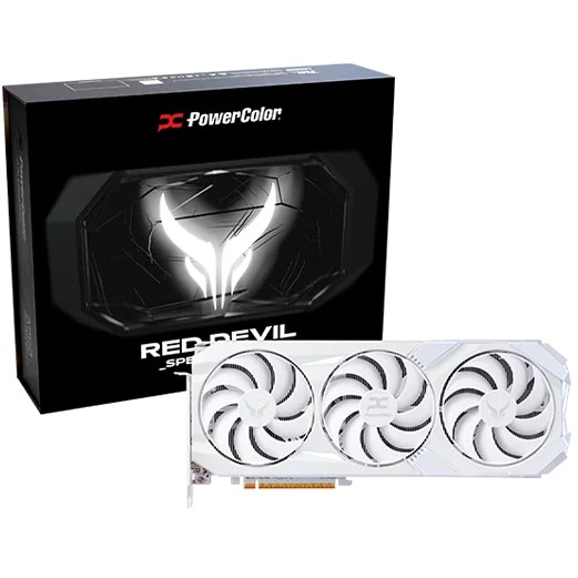 Grafička kartica PowerColor Red Devil Radeon RX 9070 XT Spectral White AMD 16 GB GDDR6-6