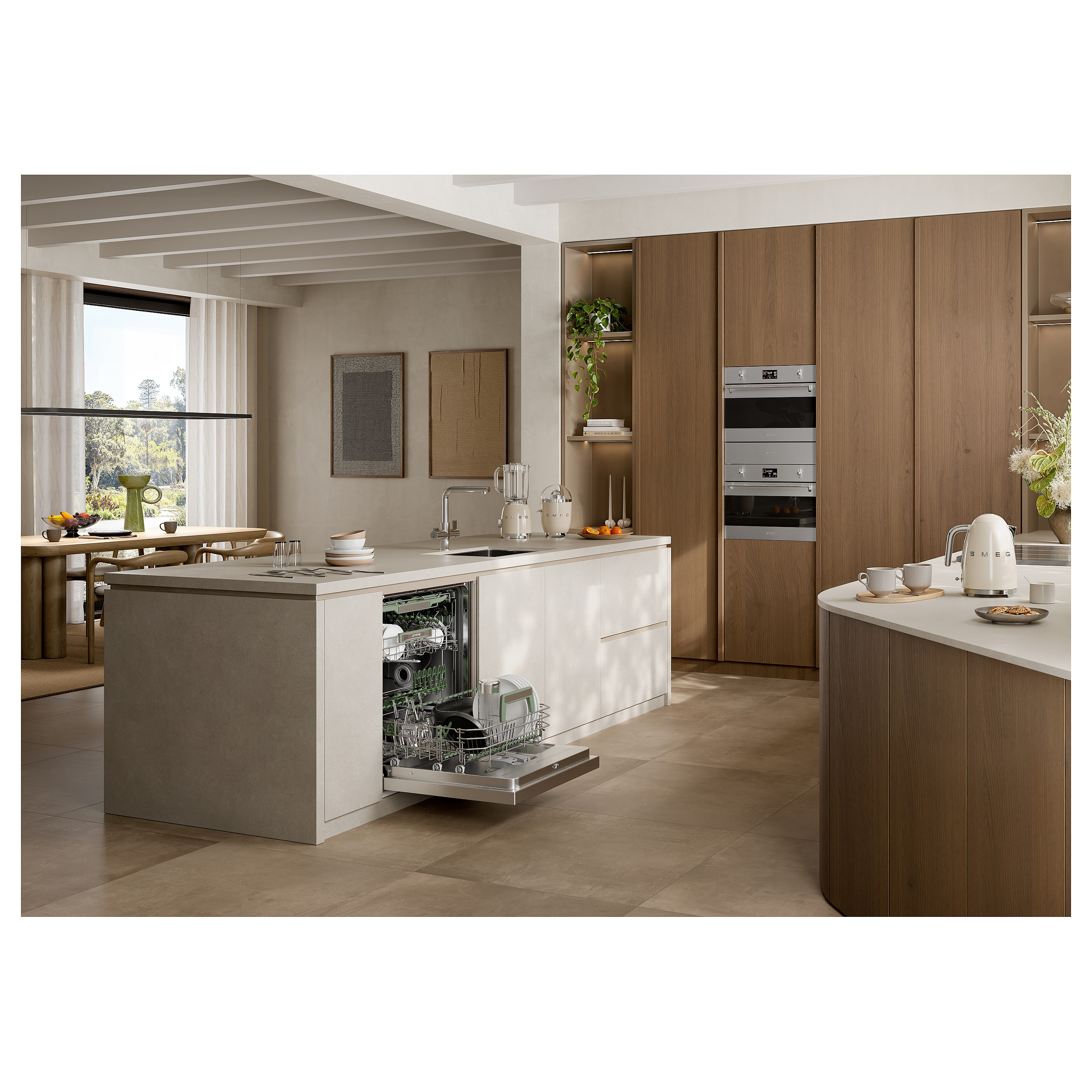Kuhalo za vodu SMEG KLF03CREU (1.7 L, 2400 W, 50's Style, Krem)-18