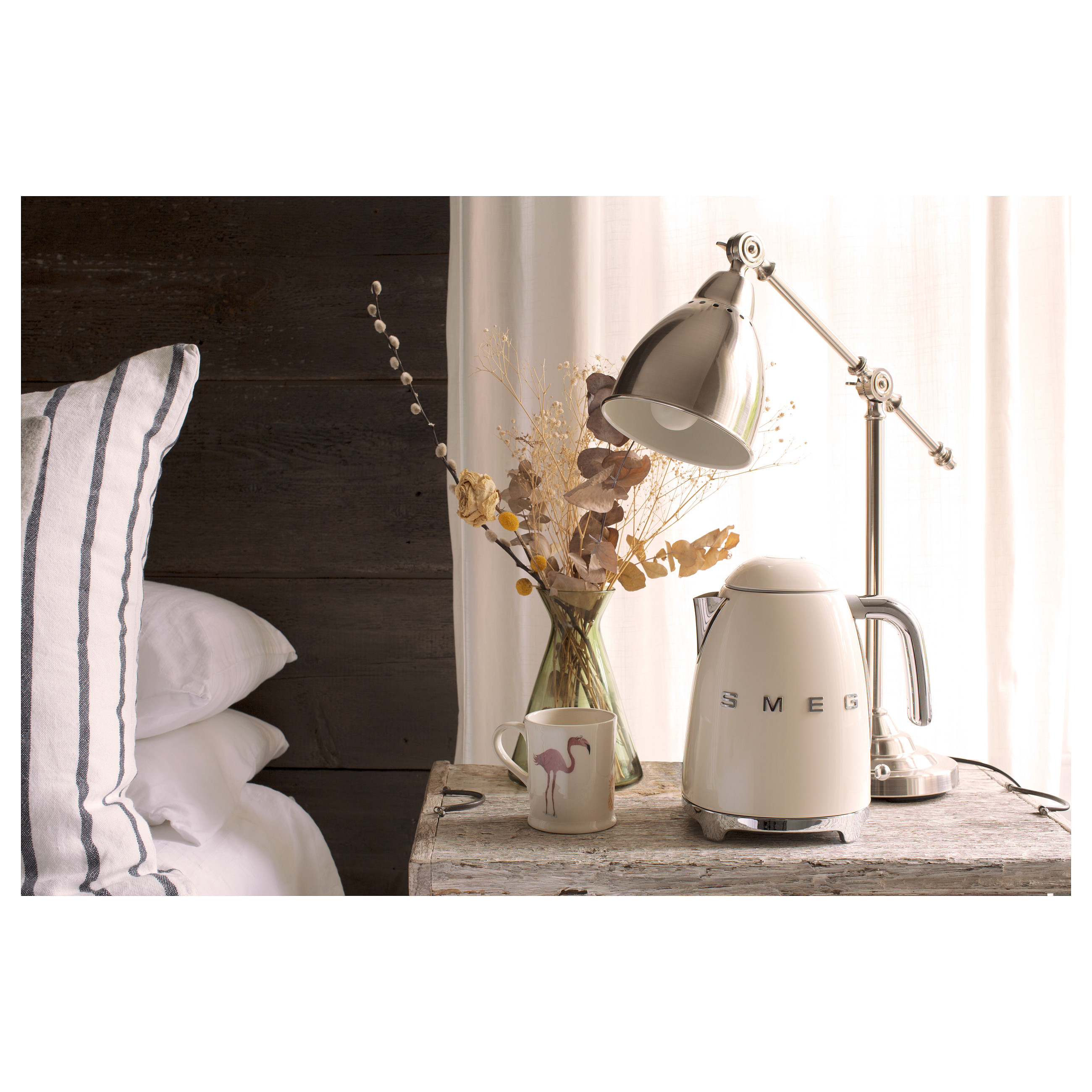 Kuhalo za vodu SMEG KLF03CREU (1.7 L, 2400 W, 50's Style, Krem)-14