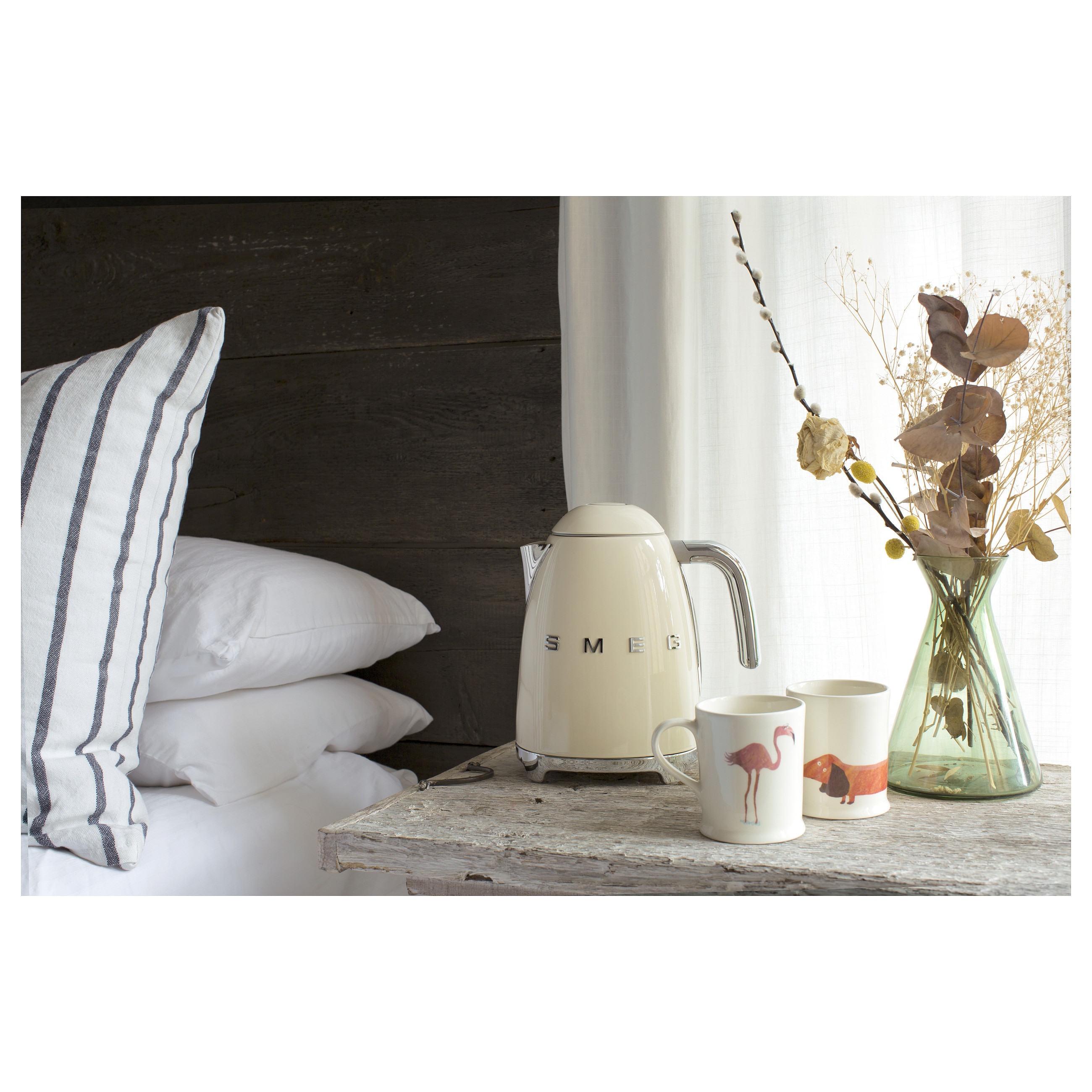 Kuhalo za vodu SMEG KLF03CREU (1.7 L, 2400 W, 50's Style, Krem)-15