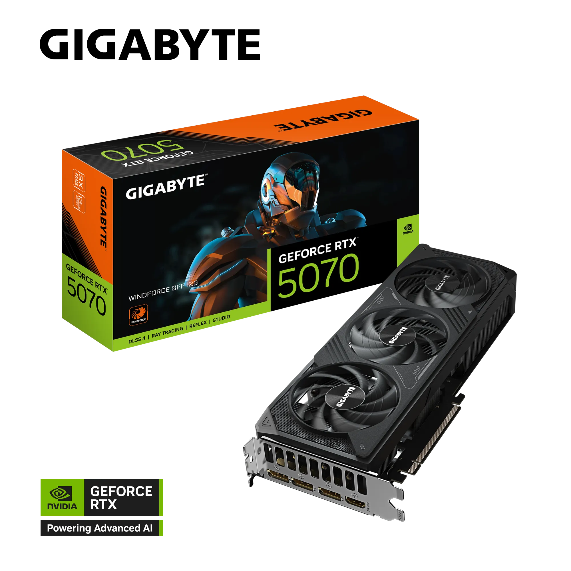 Grafička kartica GIGABYTE GeForce RTX 5070 WINDFORCE SFF 12G (12GB GDDR7, 192bit, PCI-E 5.0)-9