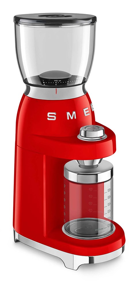 Mlinac za kavu SMEG CGF11RDEU (30 razina mljevenja, 350g spremnik, 150W) Red-2