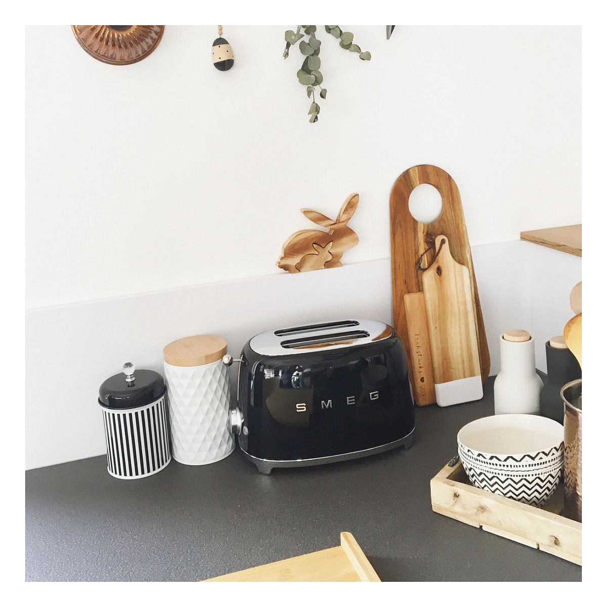 Toster SMEG TSF01BLEU (50's Style, 2 utora, crni)-9