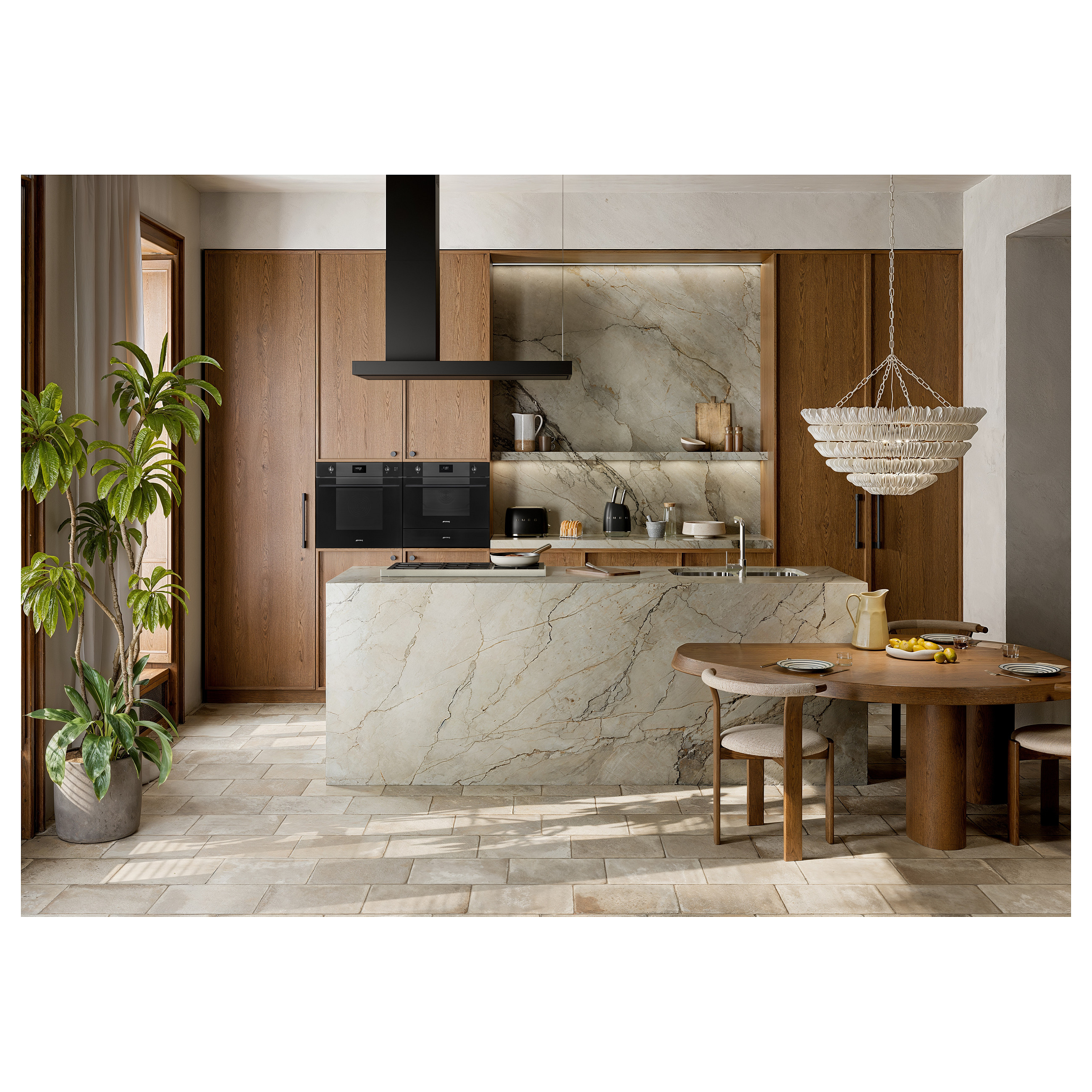 Toster SMEG TSF01BLEU (50's Style, 2 utora, crni)-16