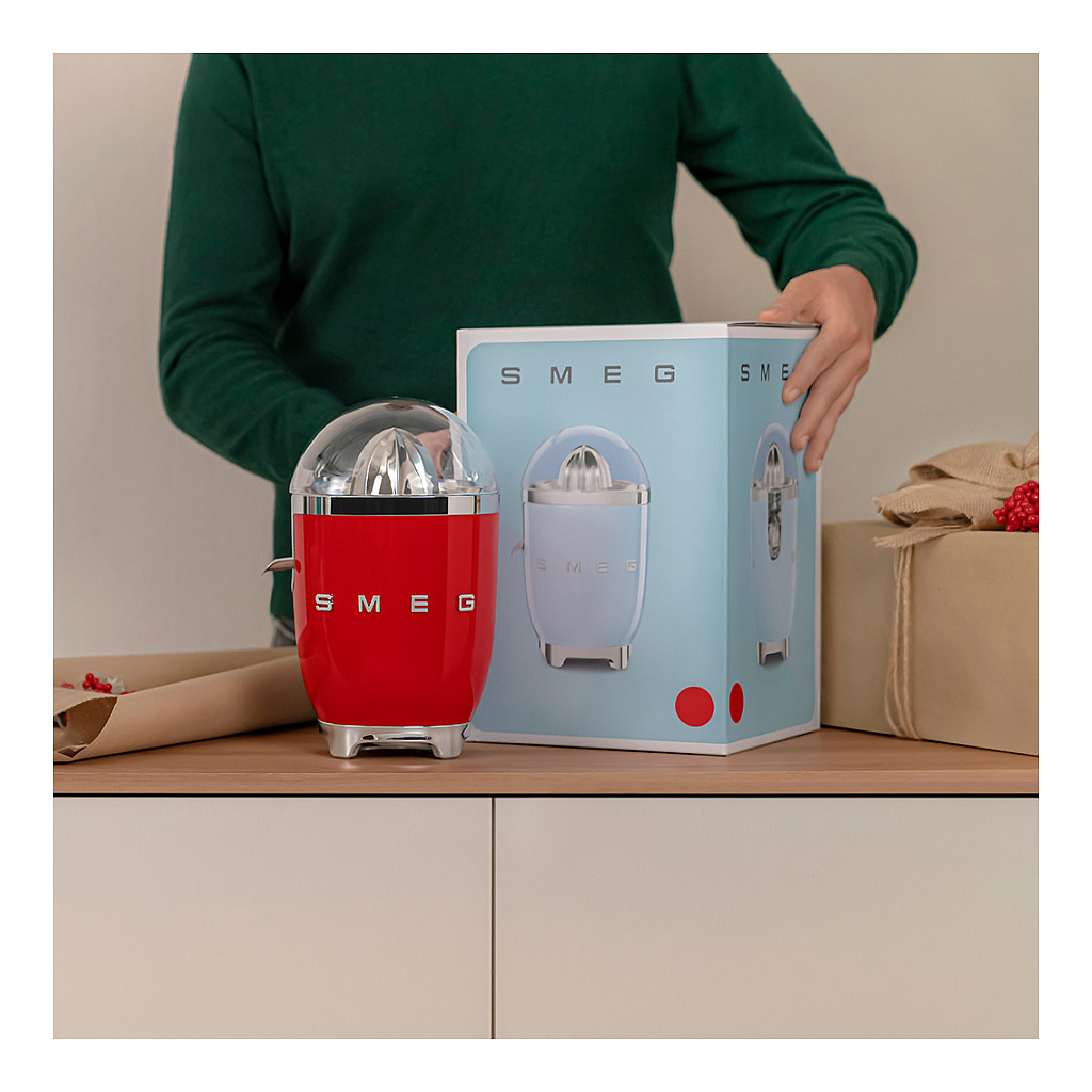 Cjedilo za agrume SMEG 50's Style CJF11RDEU (70W, automatski start/stop, crveno)-13