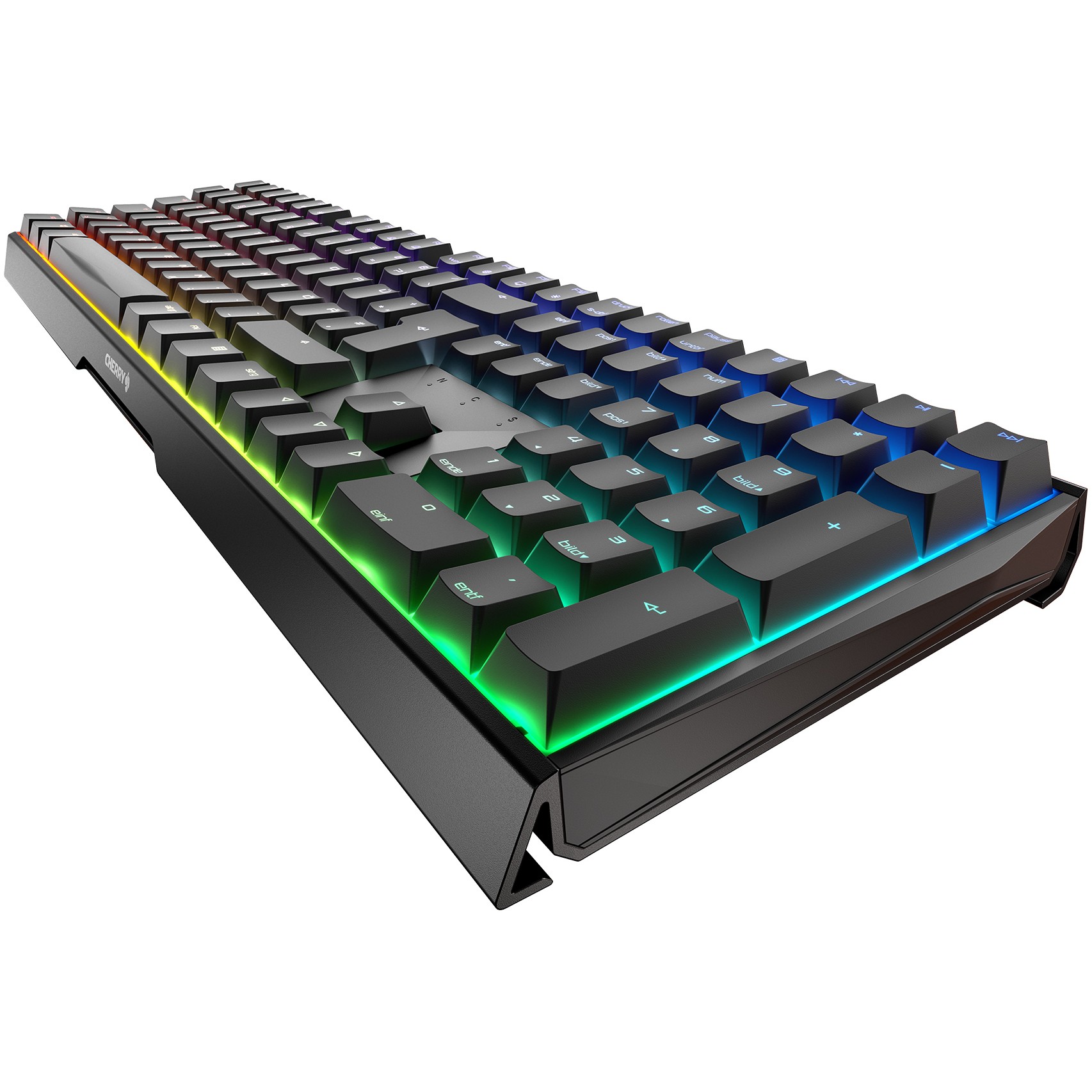 Gaming tipkovnica CHERRY MX 3.0S RGB (USB, QWERTZ, crna) – internacionalna non HR tipkovnica-2