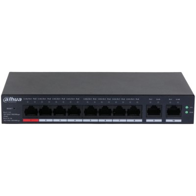 Mrežni switch DAHUA DH-CS4010-8GT-110 (Managed L2, 8x Gigabit, PoE)-1