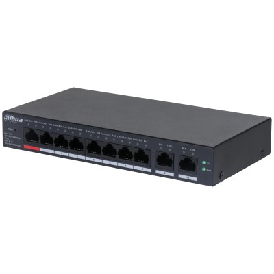 Mrežni switch DAHUA DH-CS4010-8GT-110 (Managed L2, 8x Gigabit, PoE)-0