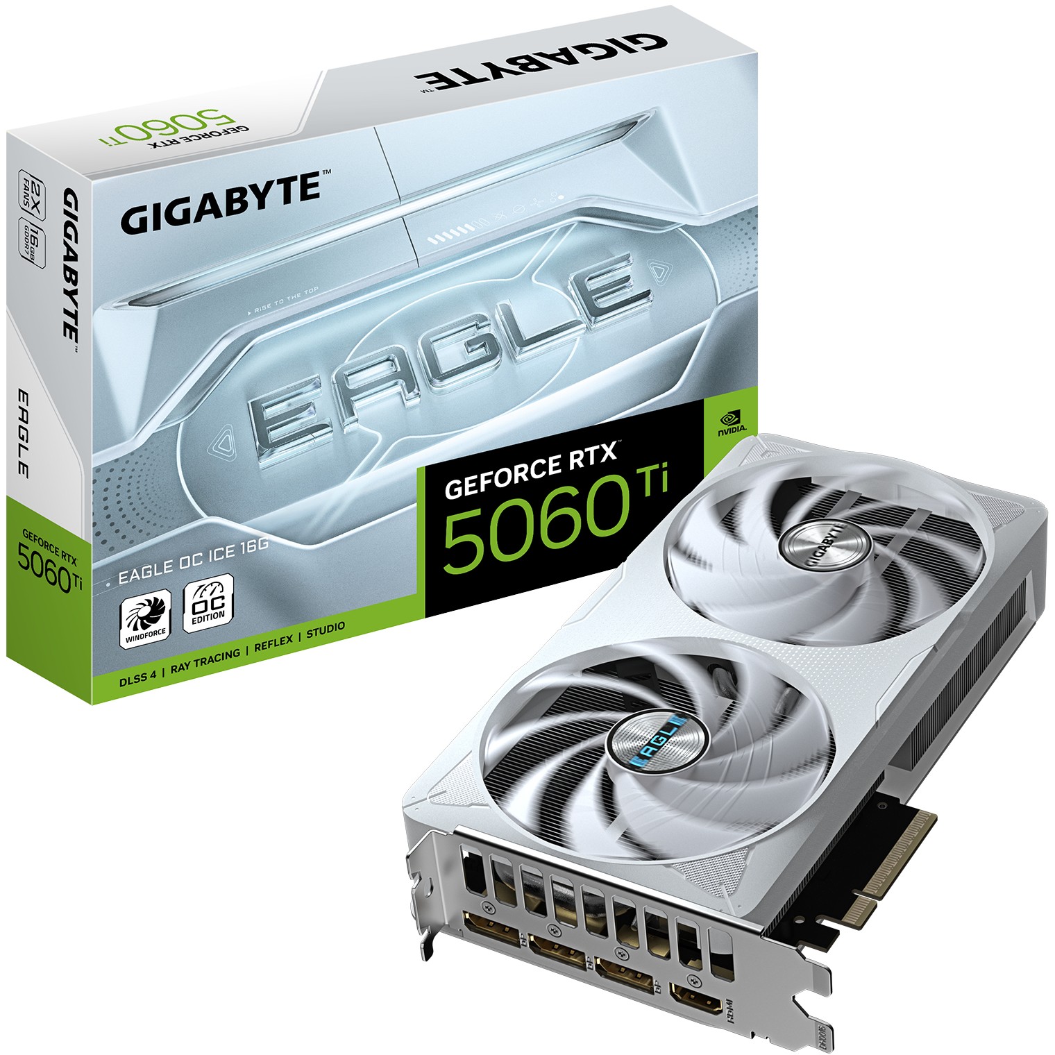 Grafička kartica GIGABYTE GeForce RTX 5060 Ti EAGLE OC ICE 16GB-8