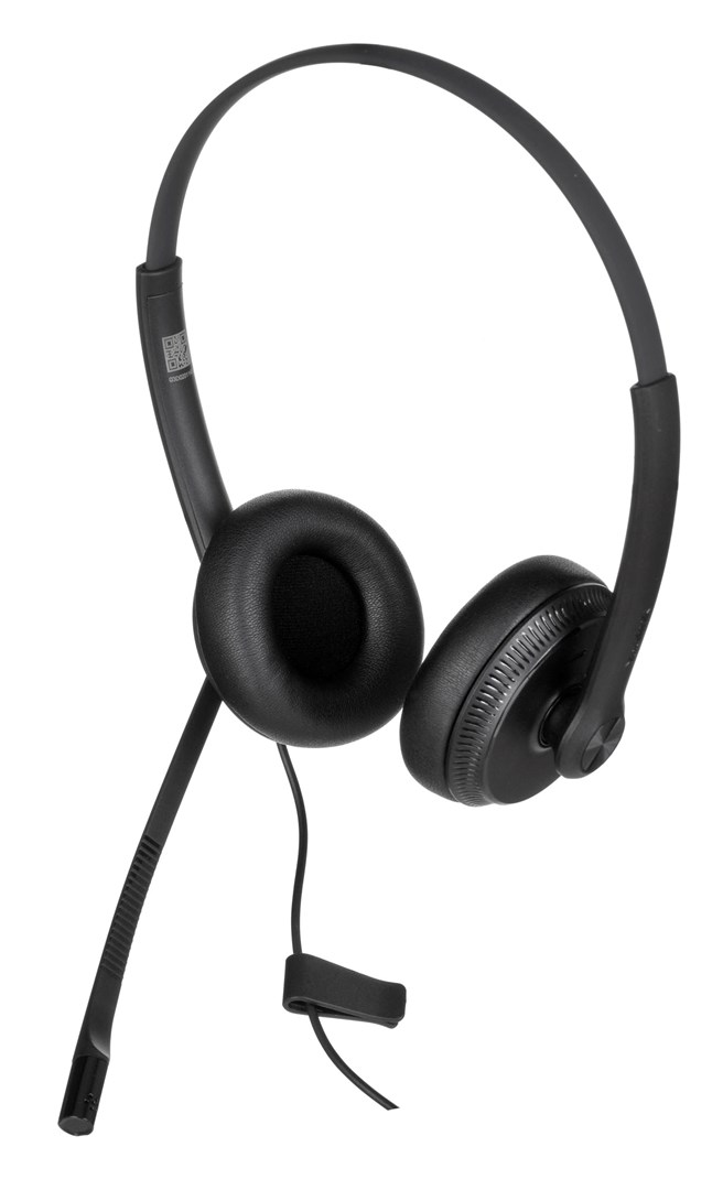 Slušalice YEALINK YHS34 DUAL (žičane, naglavne, crne)-2