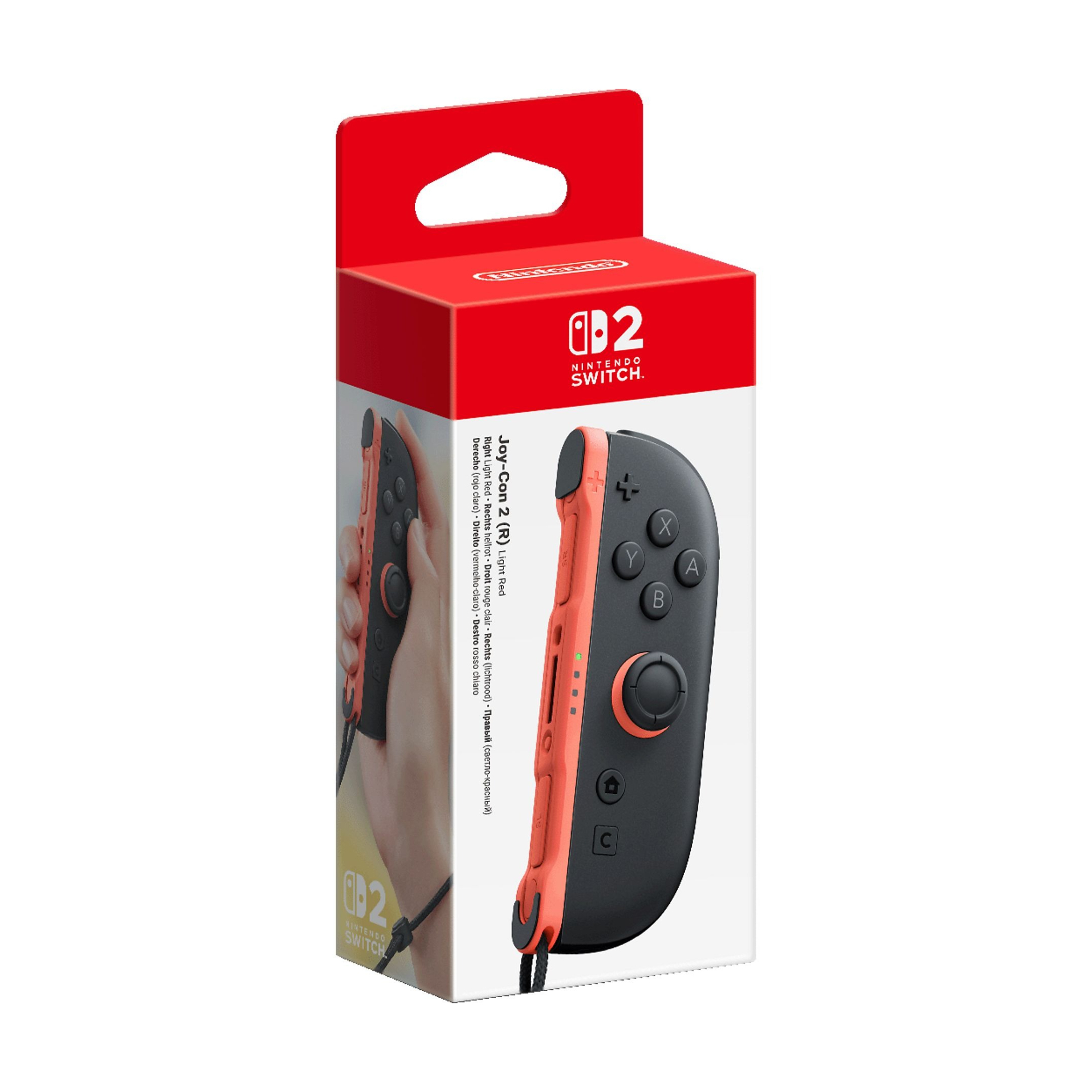 Kontroler NINTENDO Switch 2 Joy-Con Right (Light Red)-1
