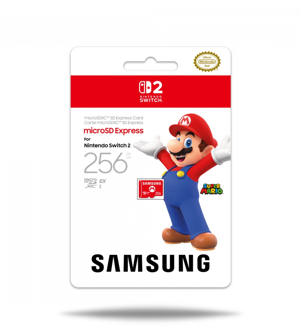 Memorijska kartica NINTENDO Switch 2 micro SD Card Samsung - Mario Logo-1