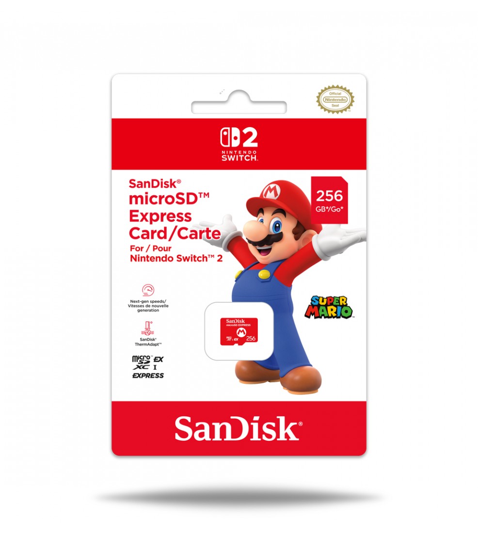 Memorijska kartica NINTENDO Switch 2 micro SD Card Sandisk - Mario Logo-1