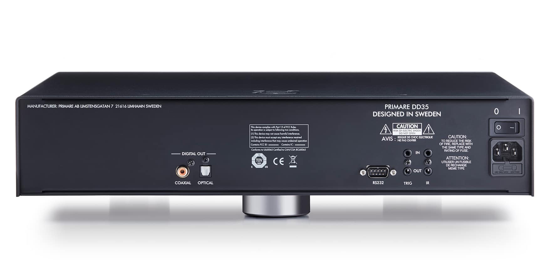 CD transport PRIMARE DD35 titanium-2