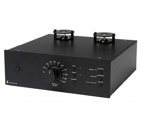 Cijevno fono pretpojačalo PRO-JECT Tube Box DS2, crno