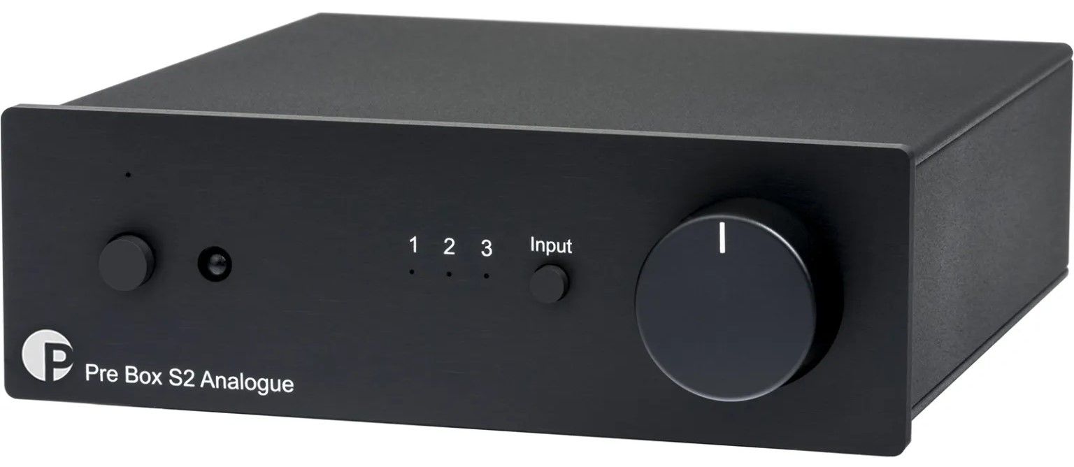 Pretpojačalo za gramofon PRO-JECT Pre Box S2 Analogue, crno