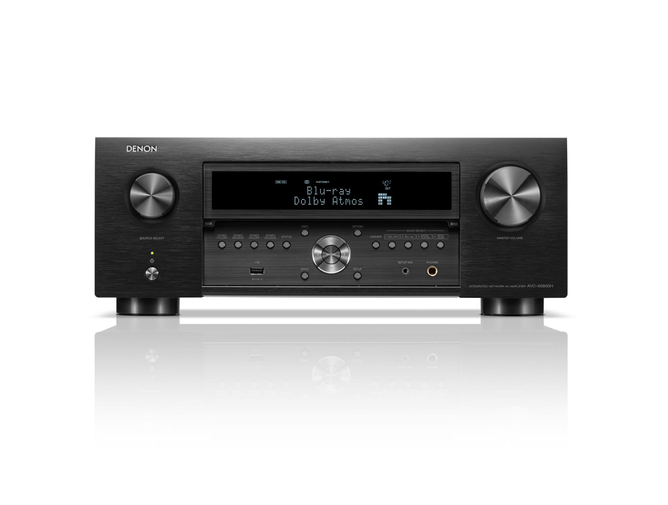 AV receiver DENON AVC-X6800H crni-1