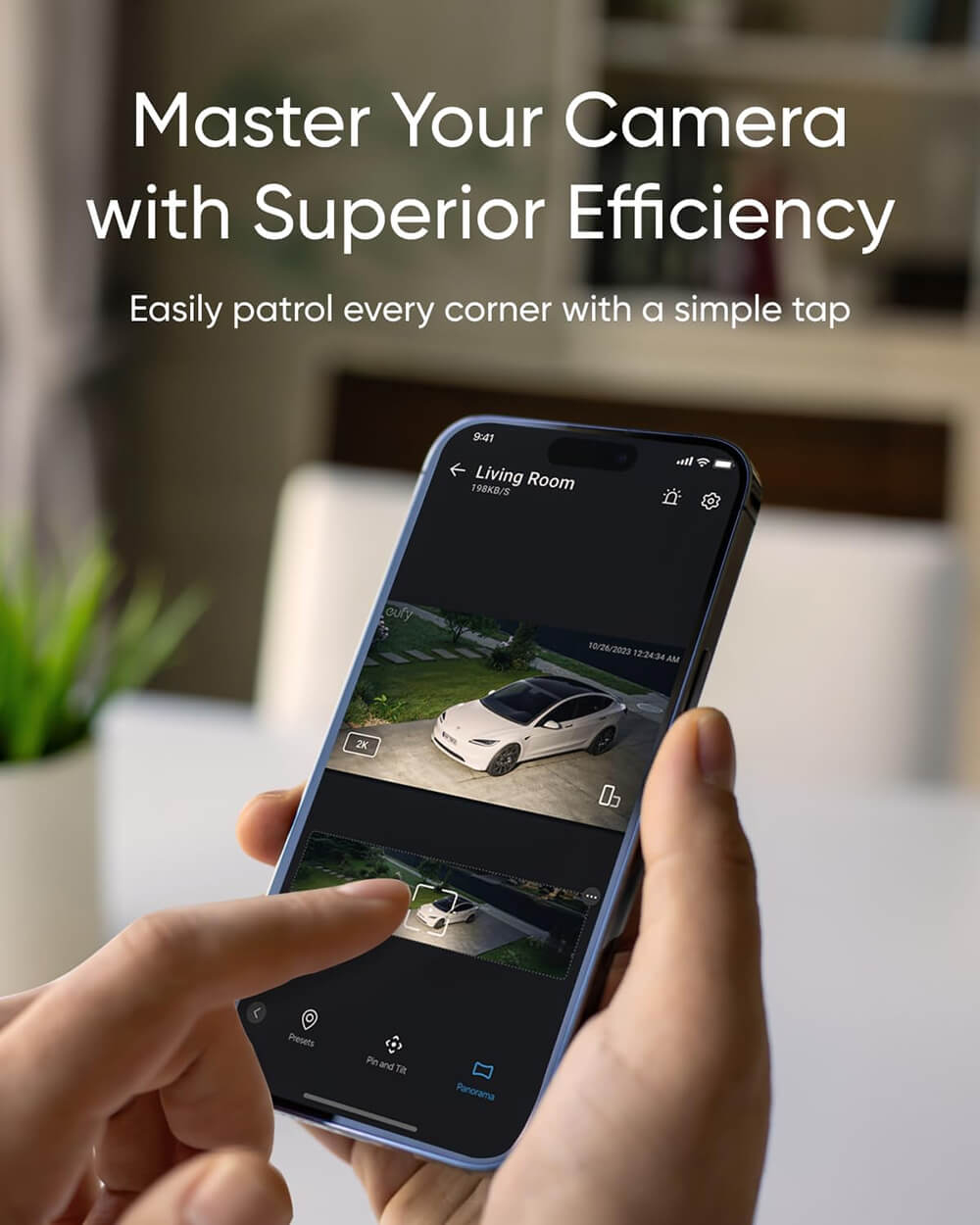 Vanjska Wi-Fi kamera ANKER Eufy Security Floodlight E30 (360° kontrola, AI detekcija i automatsko praćenje, 2K HD rezolucija, Wi-Fi pojačivač signala, 24/7 snimanje)-2