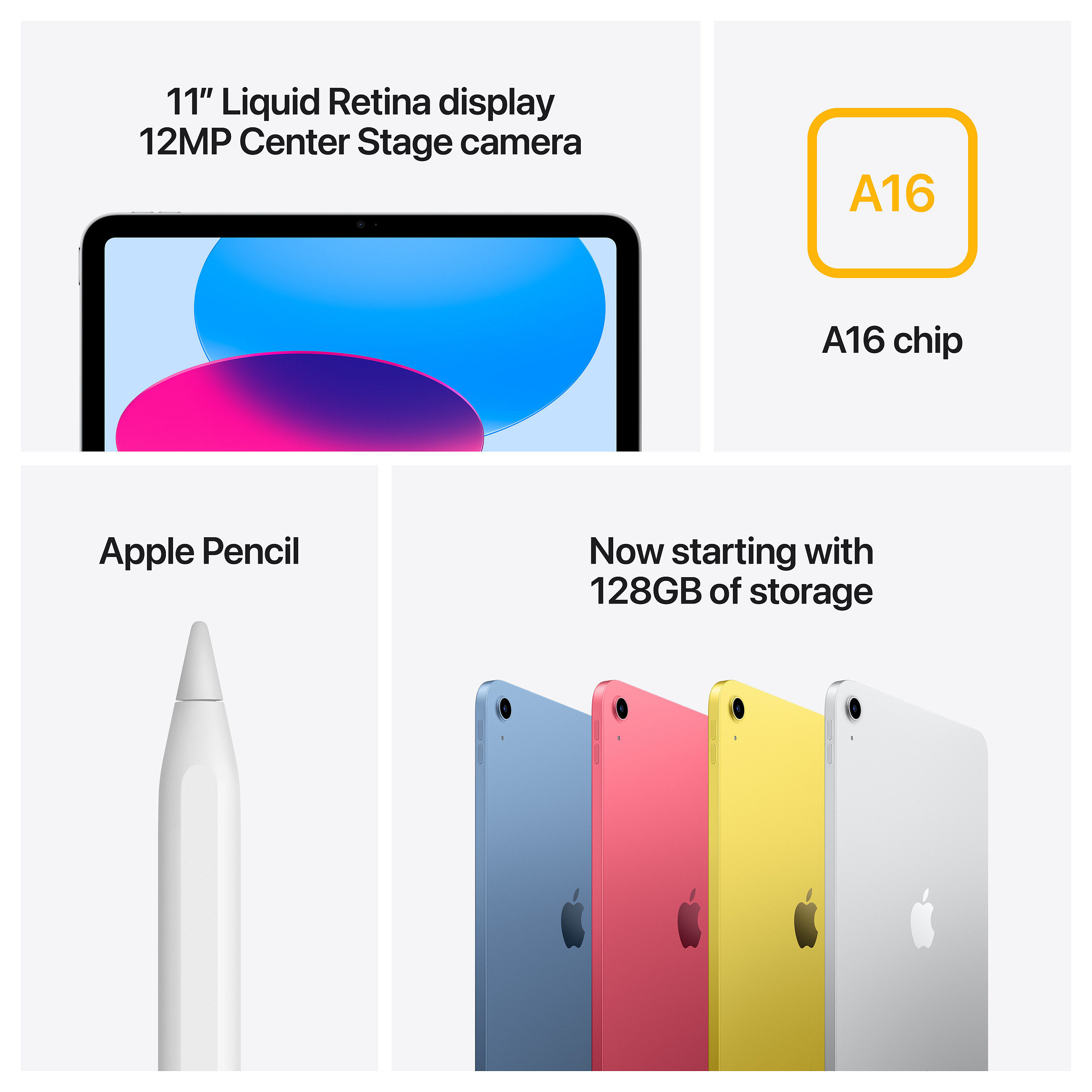 Tablet APPLE iPad 11 (2025) 128GB Wi-Fi srebrni-10