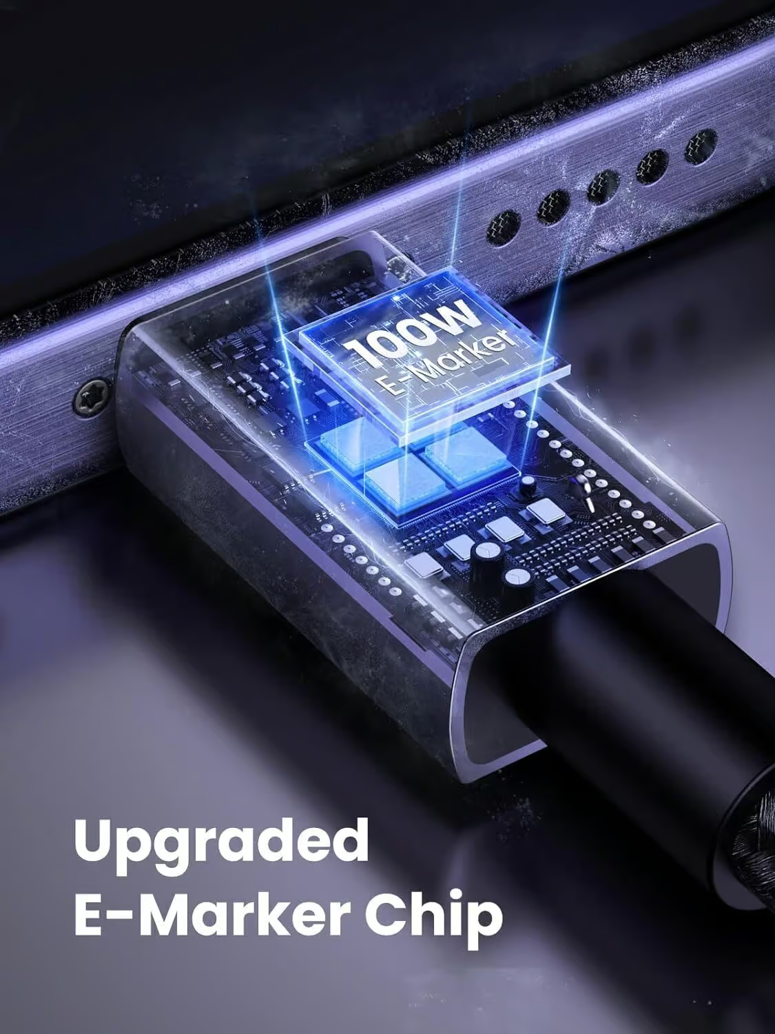 Kabel UGREEN USB-C on USB-C 100W 0.5m-1